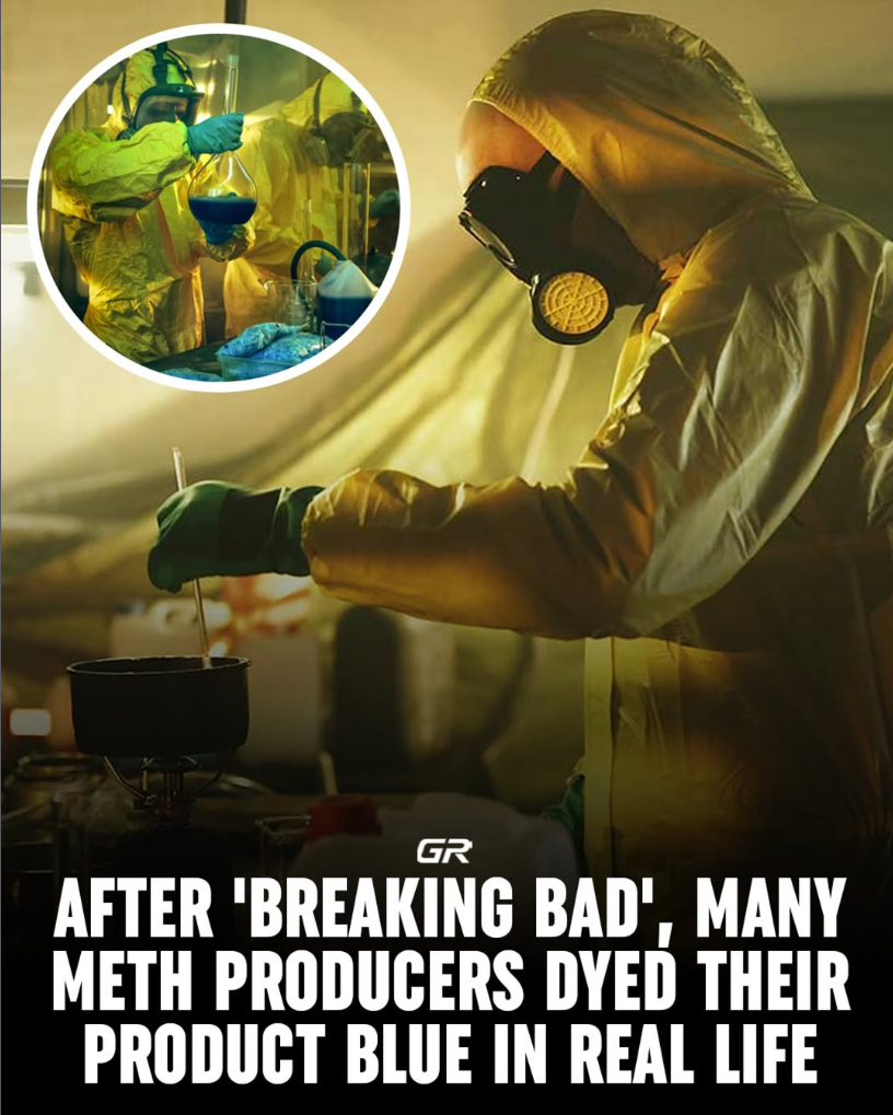 After ‘Breaking Bad’, Many Meth Producers Dyed Their Product Blue In Real Life